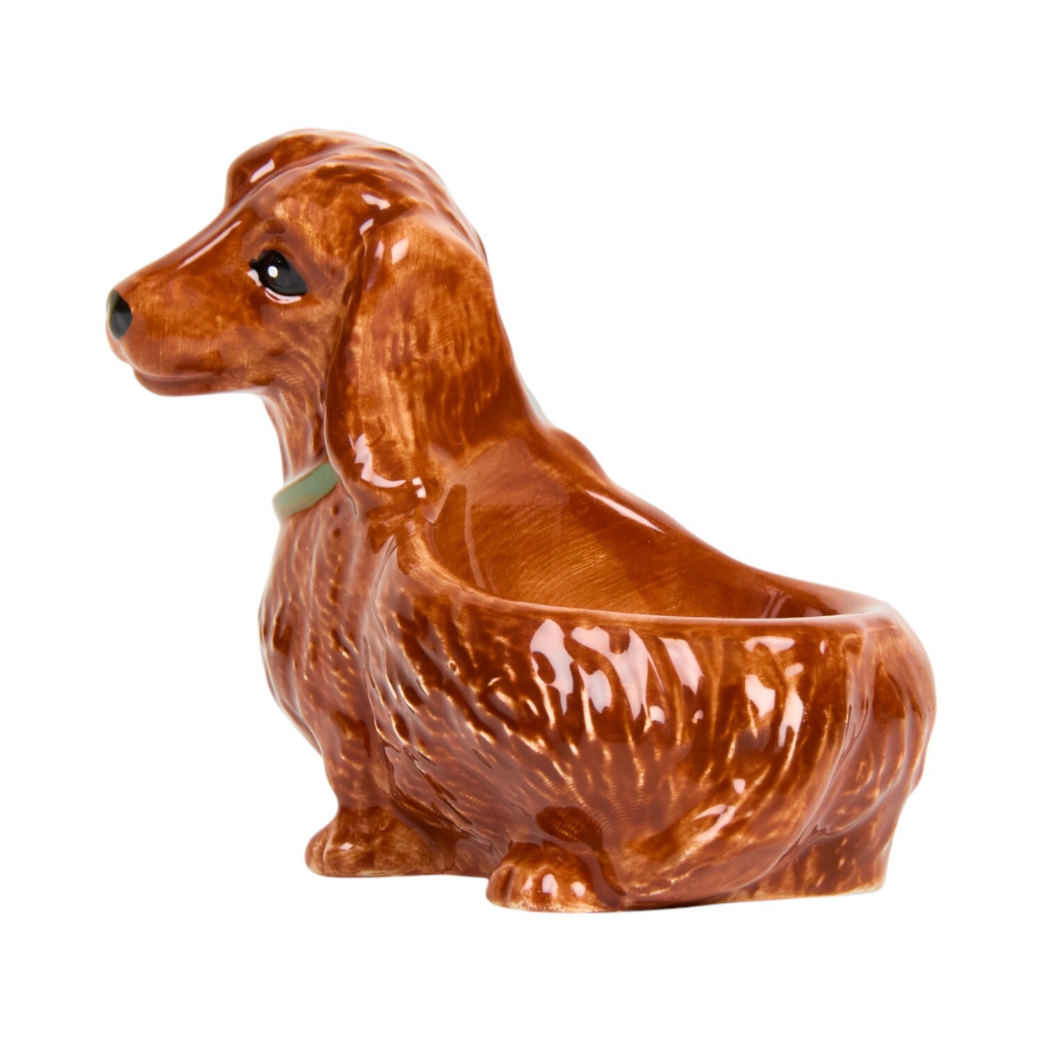 Waggy Tails 3D Ceramic Egg Cup Brown Image 4