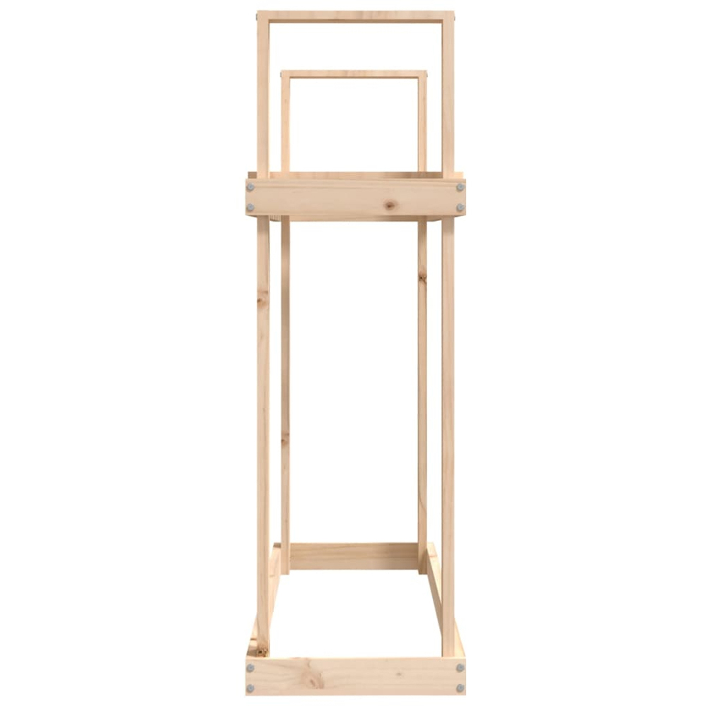 vidaXL Solid Pine Wood Firewood Rack 110 x 35 x 108.5cm Image 5
