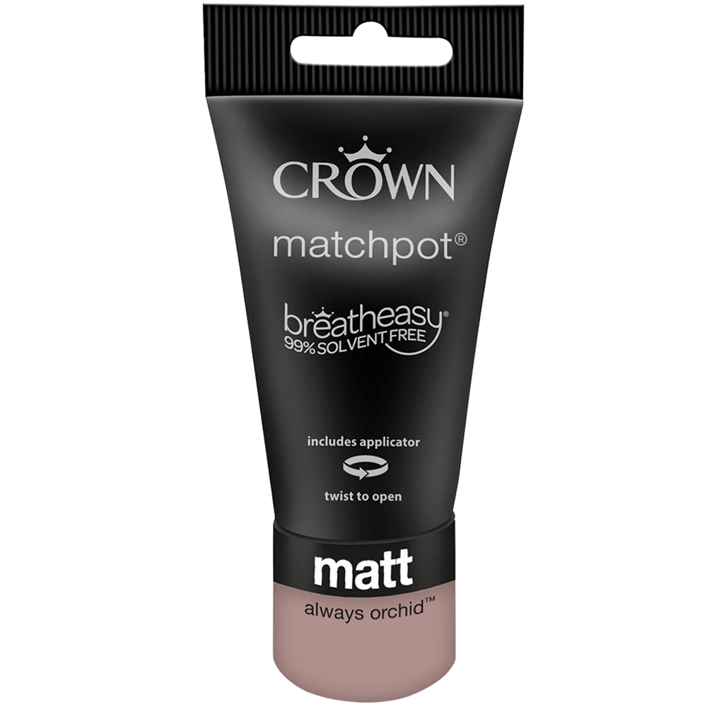 Crown Breatheasy Always Orchid Matt Feature Wall Tester Pot 40ml Image