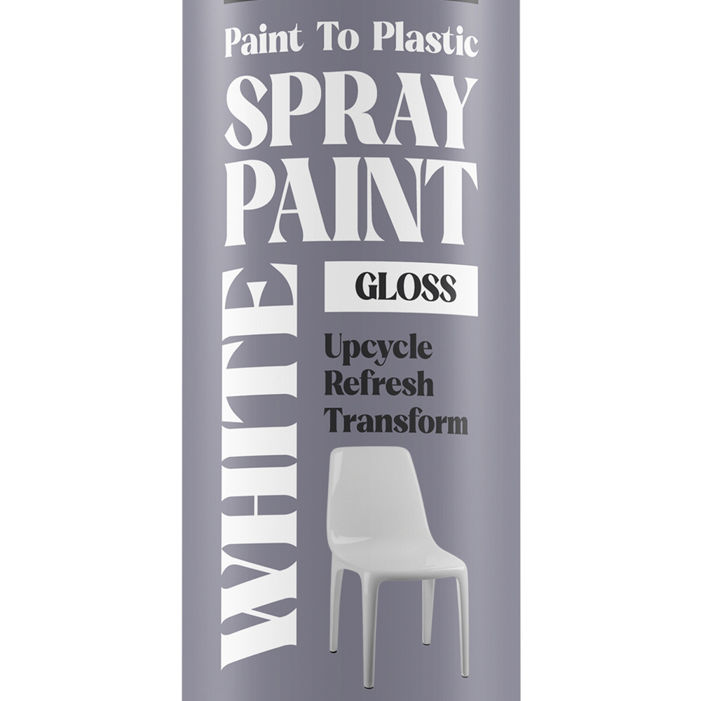 Simply Spray To Plastic Gloss Wht 400ml Image 2