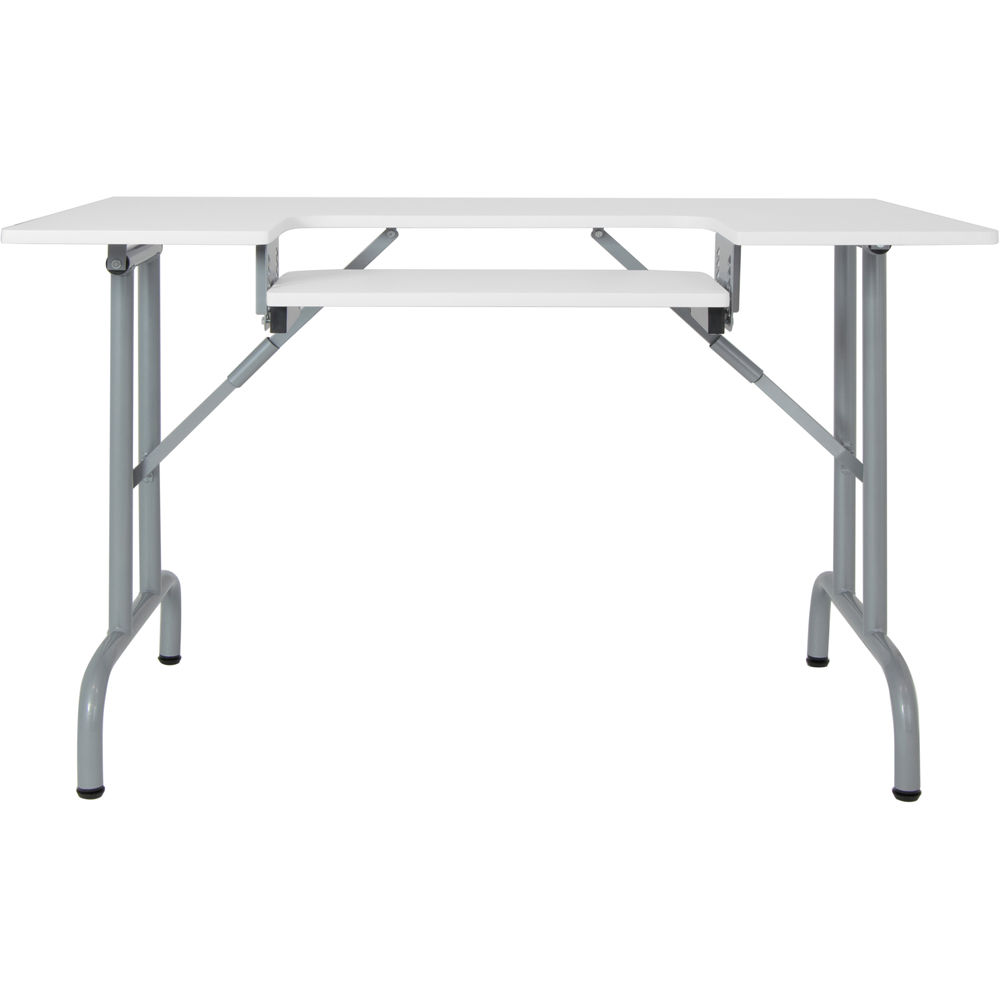 Sewing Online 13373 Silver and White Foldable Multipurpose Sewing Table Image 7