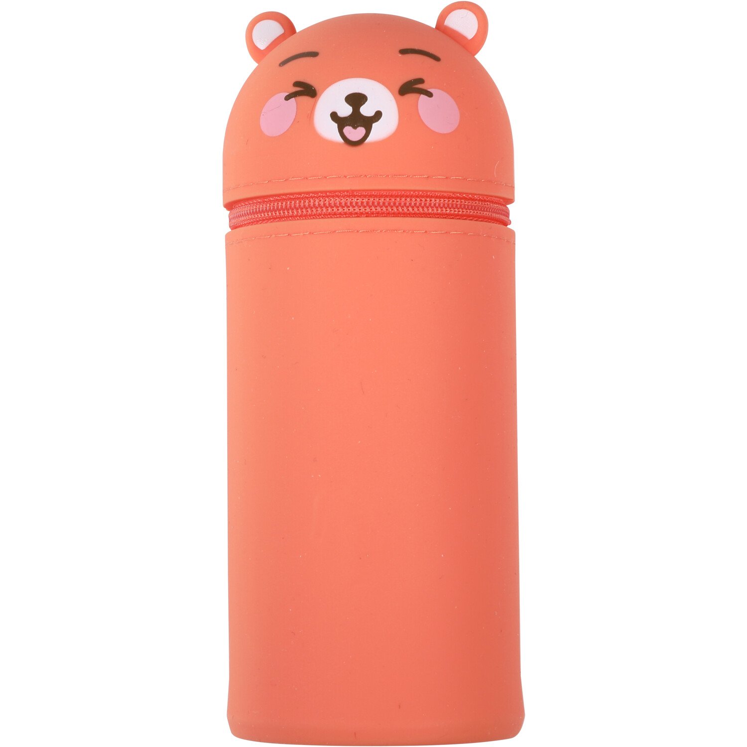 Kawaii Silicone Pencil Case - Orange Image