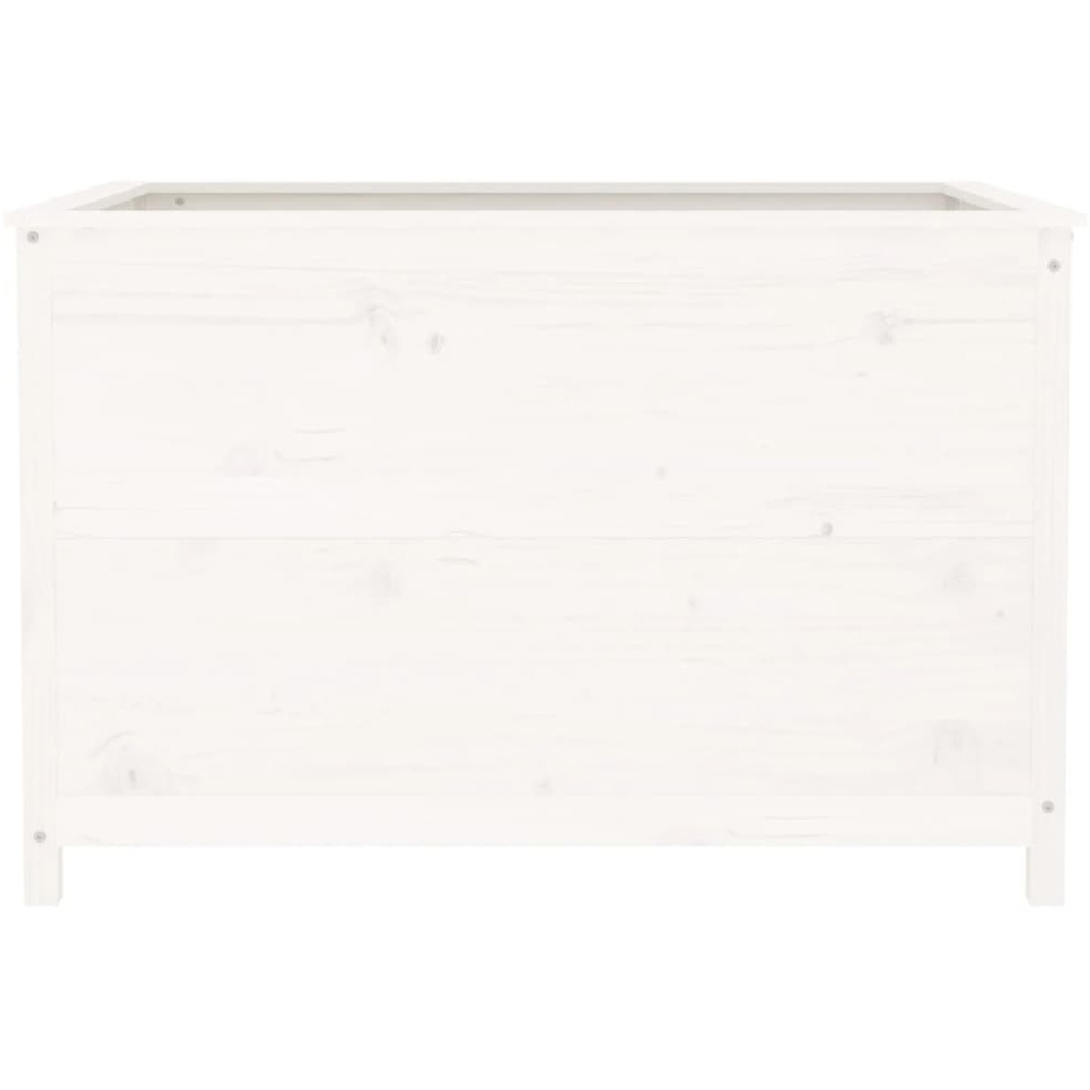 vidaXL Brown Solid Pine Wood Raised Garden Bed 78 x 119.5 x 82.5cm Image 5
