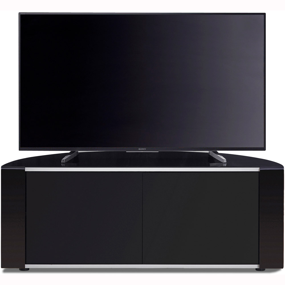 MDA Designs Sirius 850 2 Door Black TV Cabinet Image 6