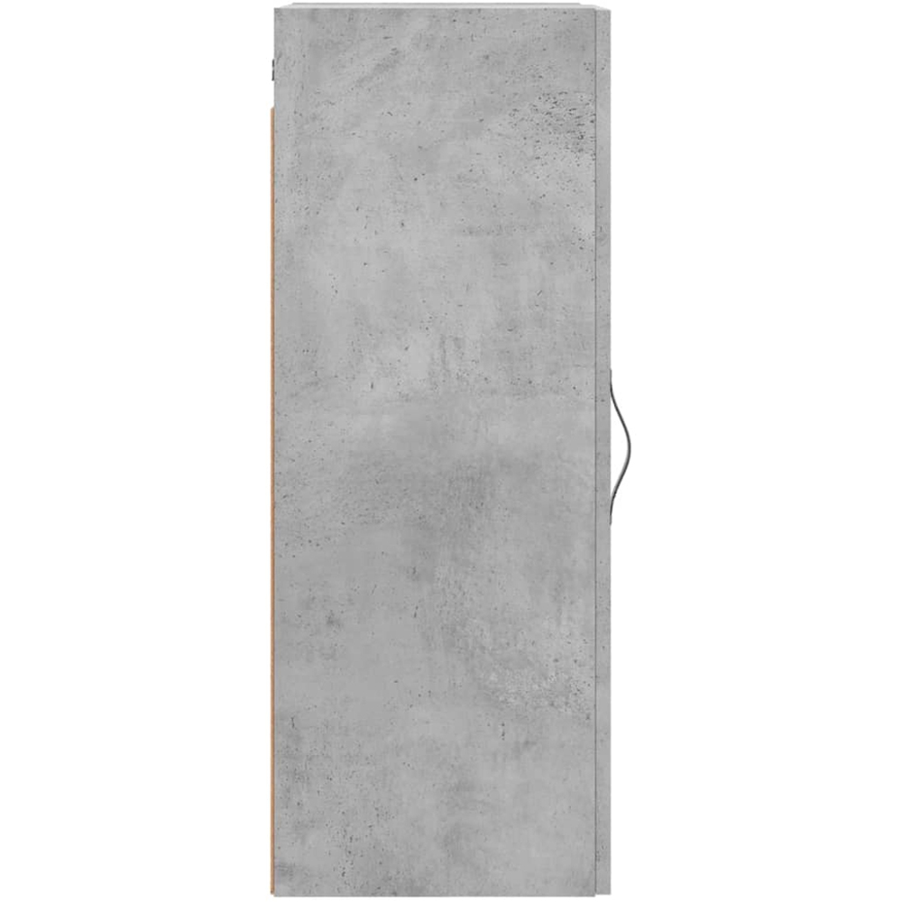 vidaXL Single Door Concrete Grey Wall Mounted Cabinet Image 7