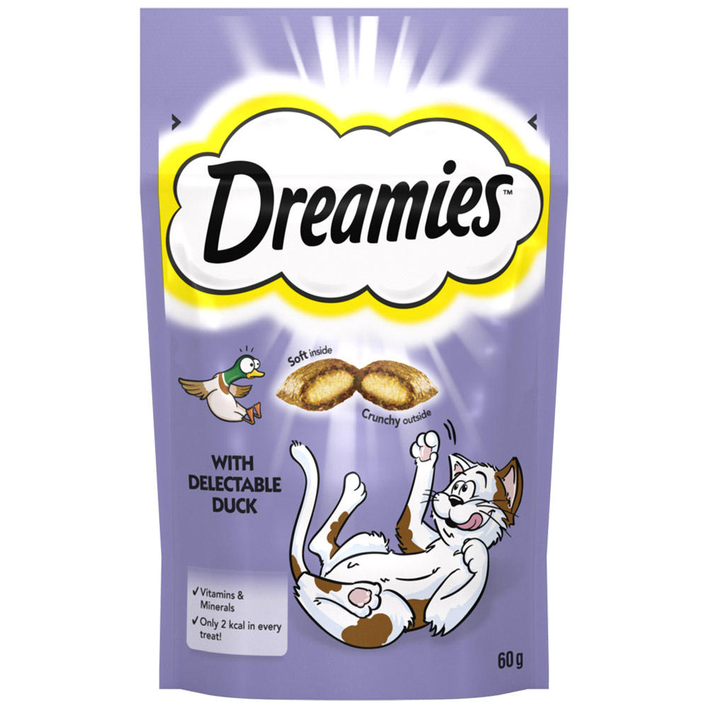 Dreamies Duck Cat Treats 60g Image 3