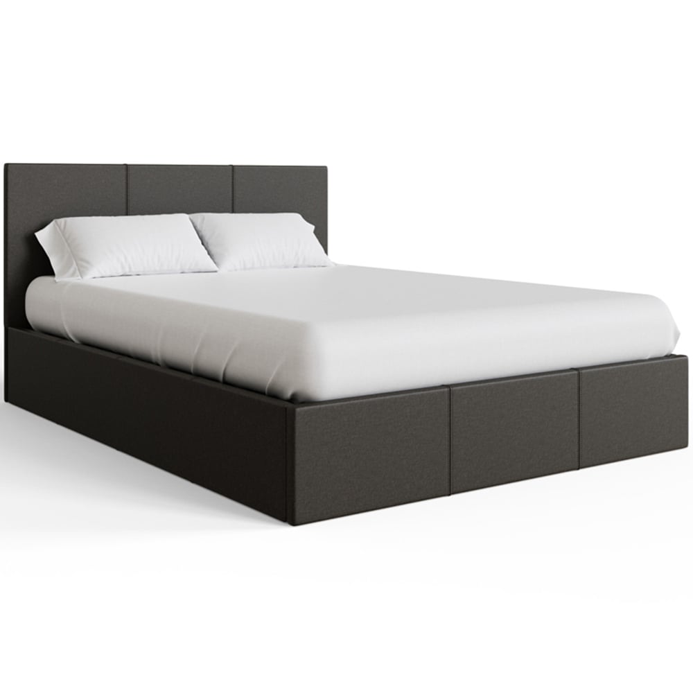 GFW Small Double Grey End Lift Ottoman Bed Image 5