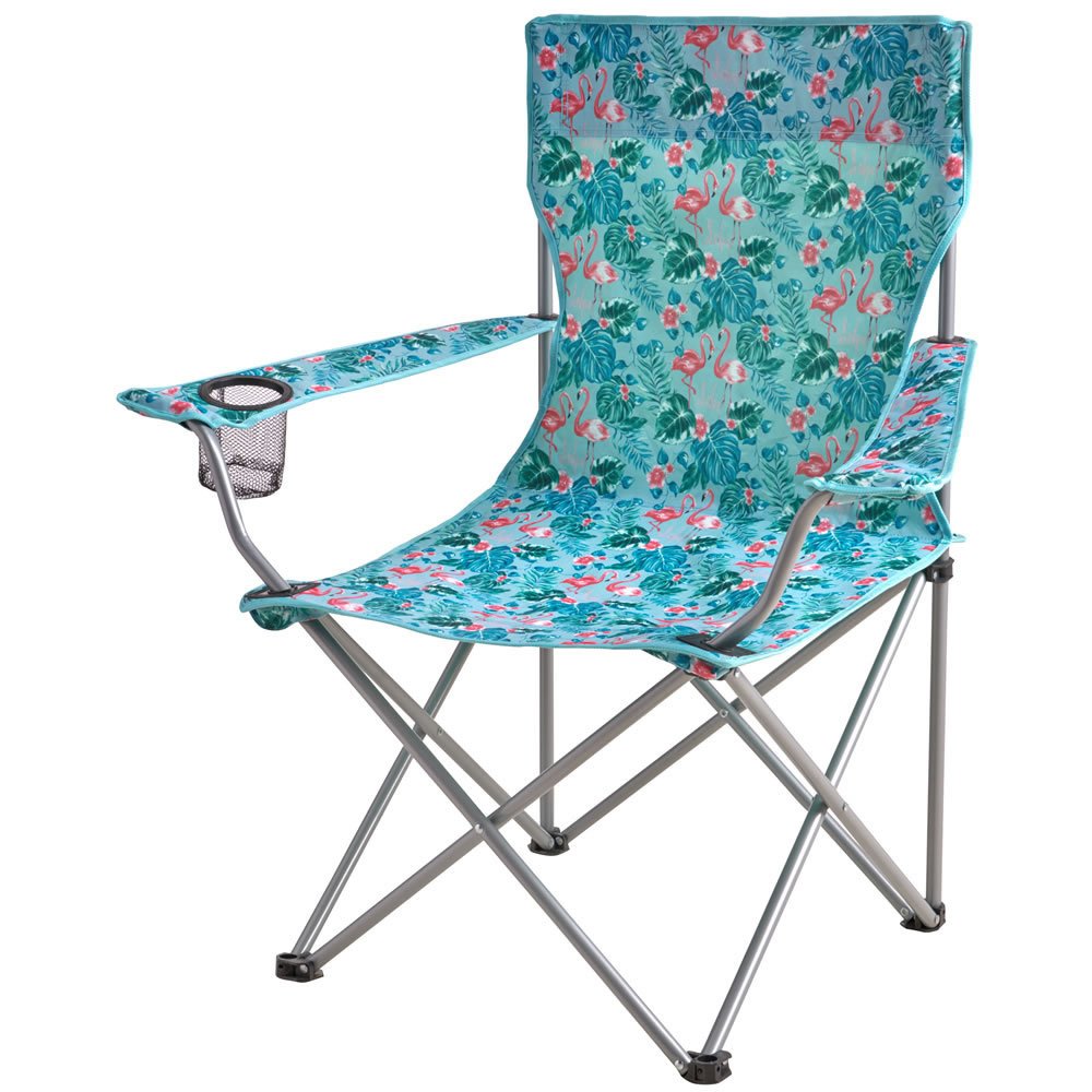 Wilko Flamingo Camping Chair Image 2