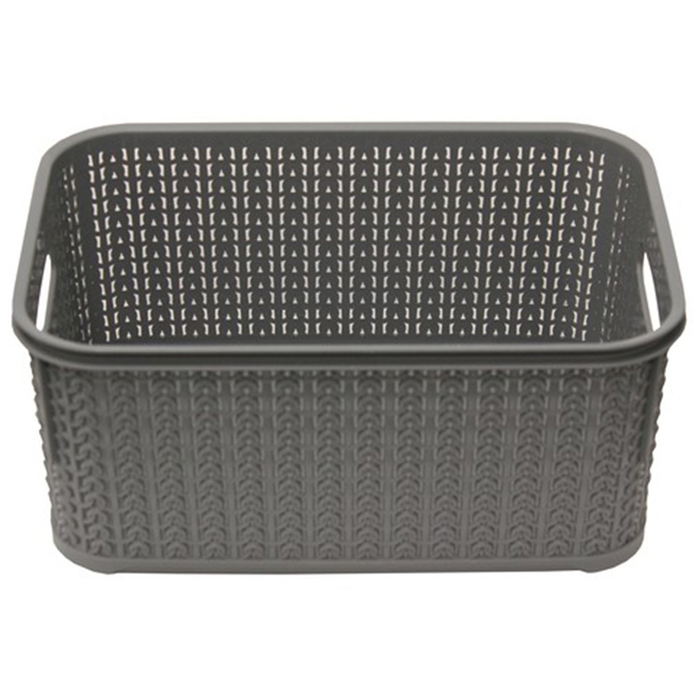 JVL Loop 6L Grey Storage Basket Image 2