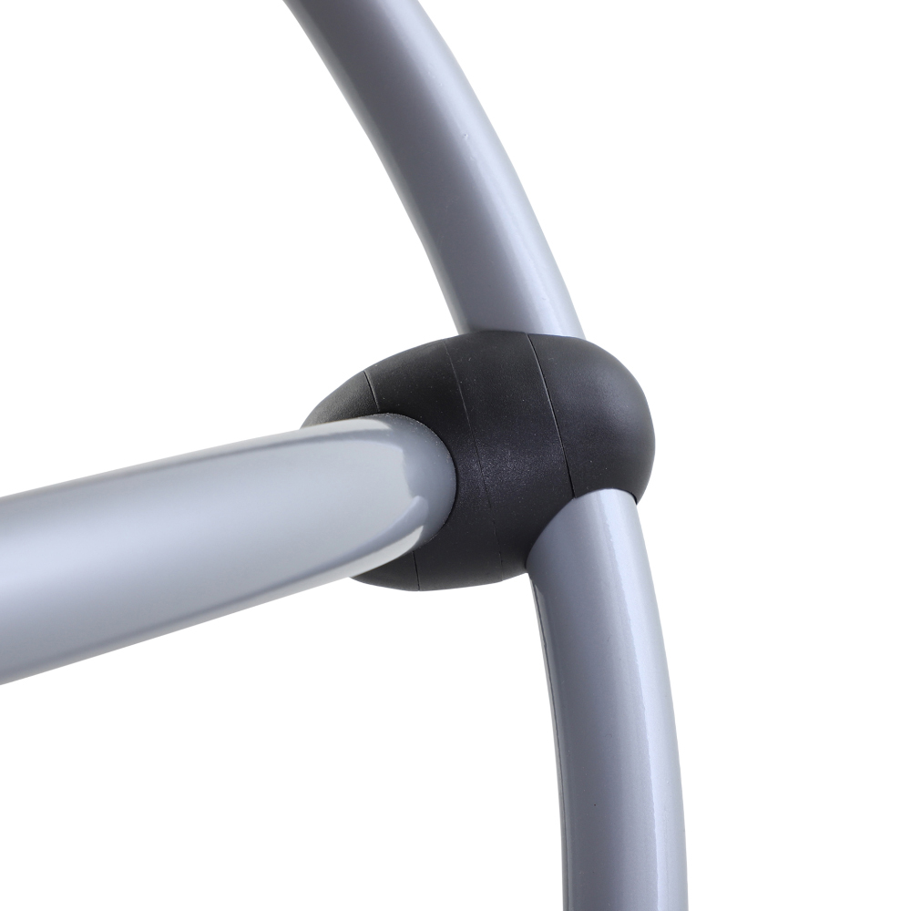 Outsunny Foldable Rocking Chair Grey Image 3