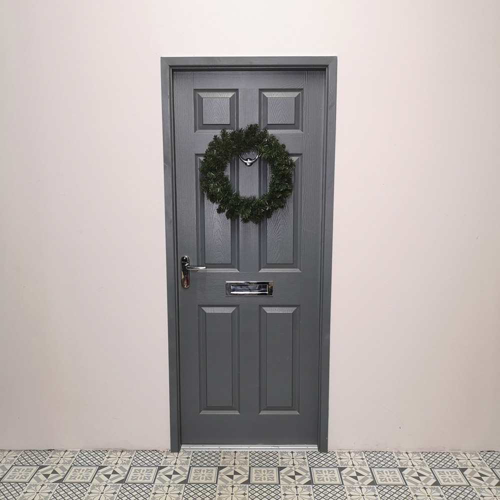 Samuel Alexander Imperial Pine Christmas Wreath Plain Green 50cm Image 5