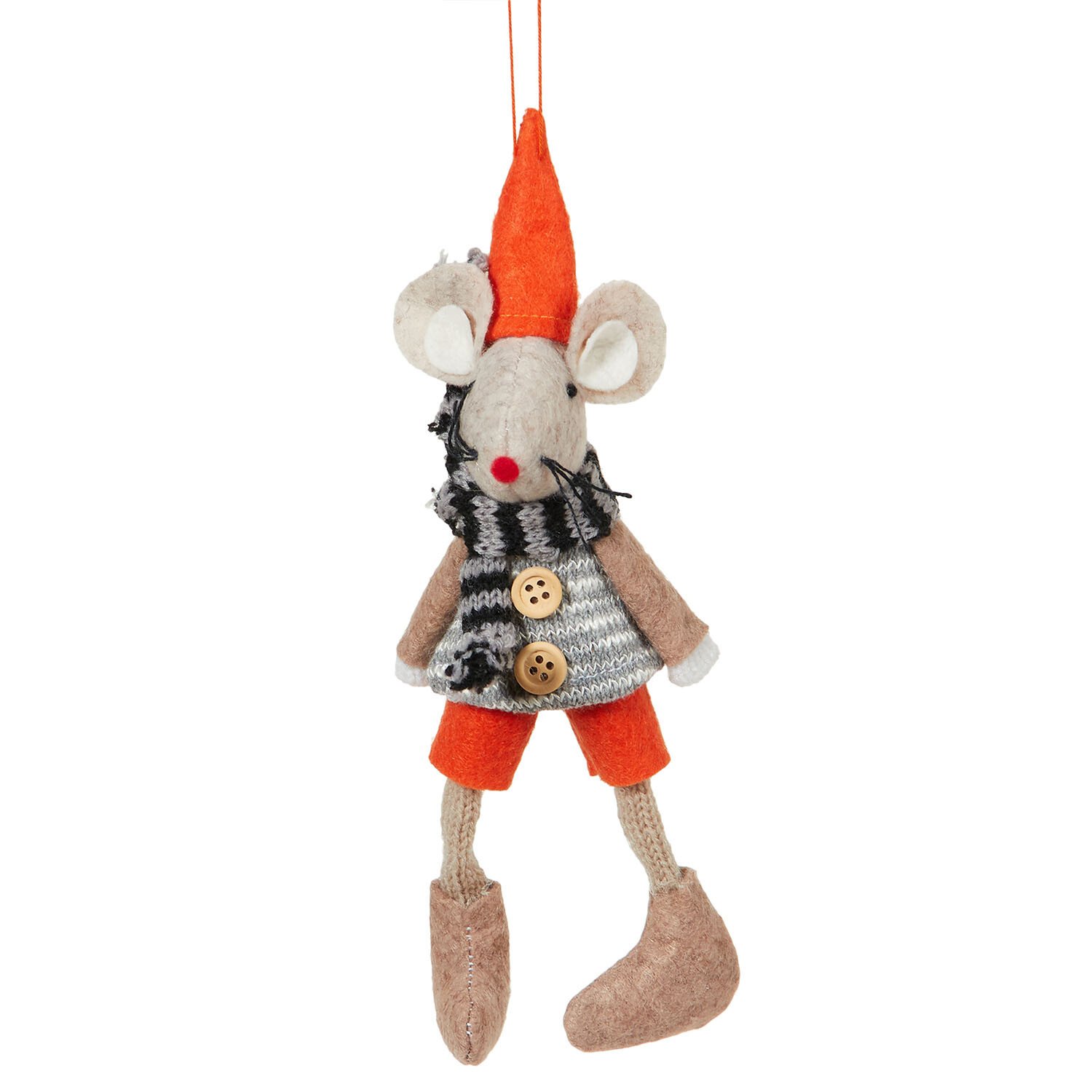 Make Your Own Autumn Hanging Mouse - Multicolour Image 1