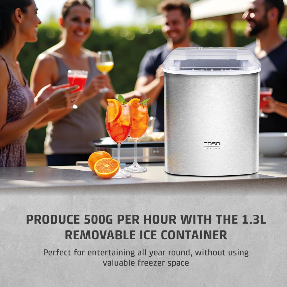 CASO Design IceChef Pro 3302 Silver 2.2L Ice Cube Maker Image 3