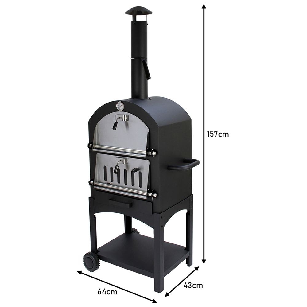 Outdoor pizza oven and peel Image 6