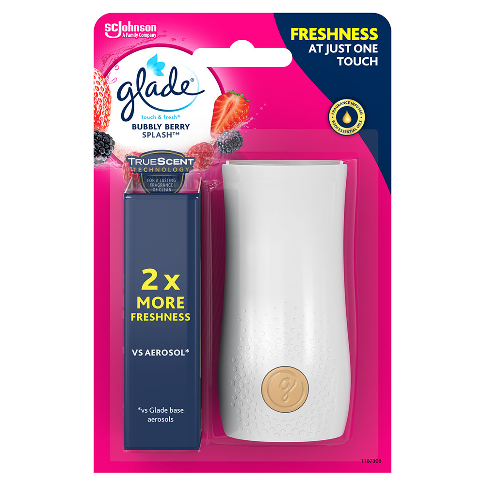 Glade Bubbly Berry Splash Touch and Fresh Air Freshener 10ml Image 1
