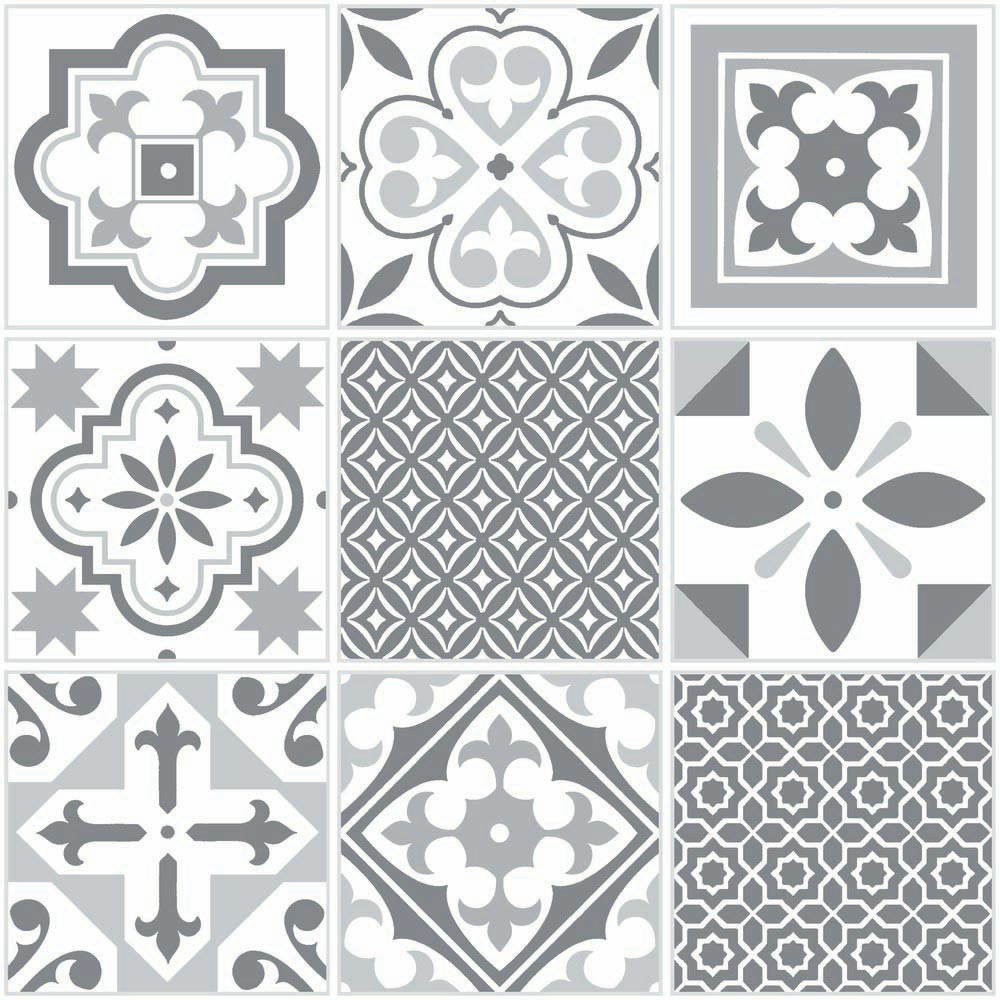 D-C-Fix DCFix Floor Tile Oriental Style 10pk  - wilko Self adhesive floor tiles are easy to fit yourself with no need for a professional fitter. They can be used over clean, dry, flat tiles and no messy grouting is required. Simply peel & stick to transform your floor! Each tile is 30.5cm x 30.5cm and 1.2mm thick. One pack of 11 tiles will cover approx 1sqm. D-C-Fix DCFix Floor Tile Oriental Style 10pk