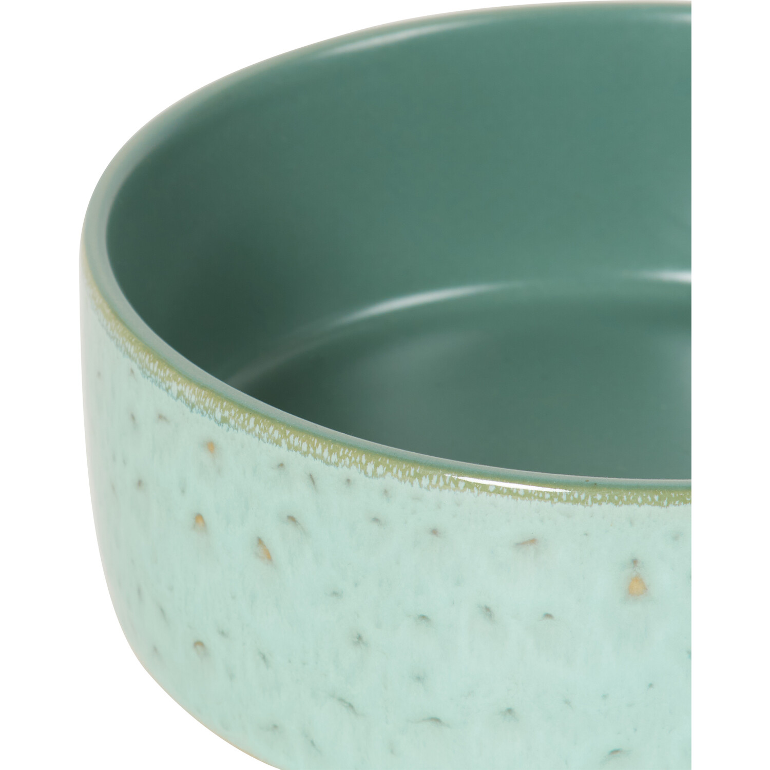 Salvie Reactive Glaze Pet Bowl - Green / M Image 5