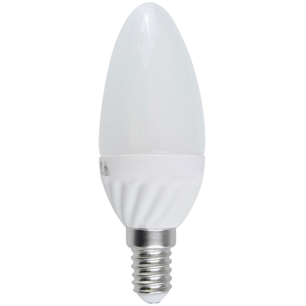 ValueLights 4W 3000K Warm White E14 Candle Light Bulb 6 Pack Image 1