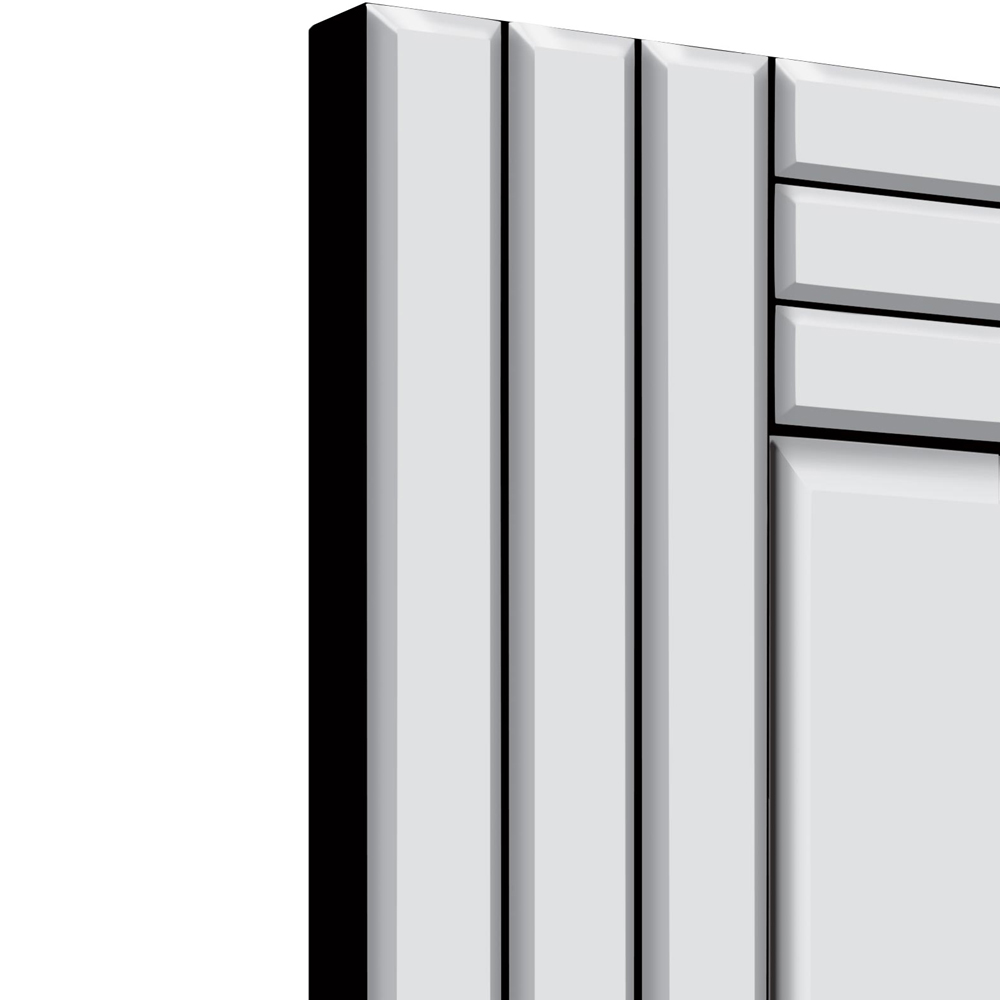 MirrorOutlet Triple Bevel Cheval Free Standing Mirror 170 x 58cm Image 6