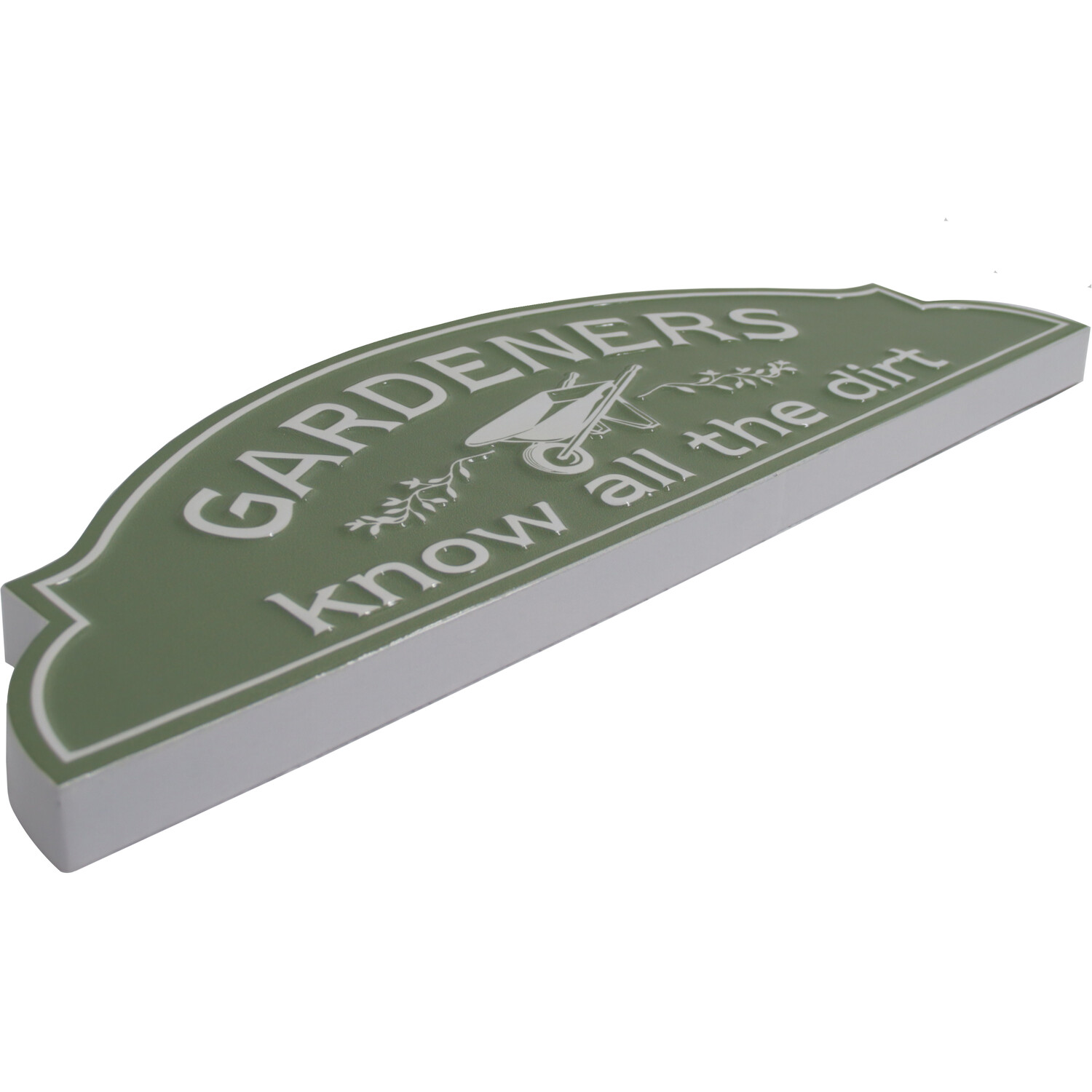 Gardeners Metal Sign Green Image 3