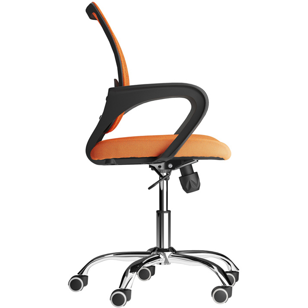 LPD Furniture Tate Orange Mesh Back Swivel Office Chair Image 5