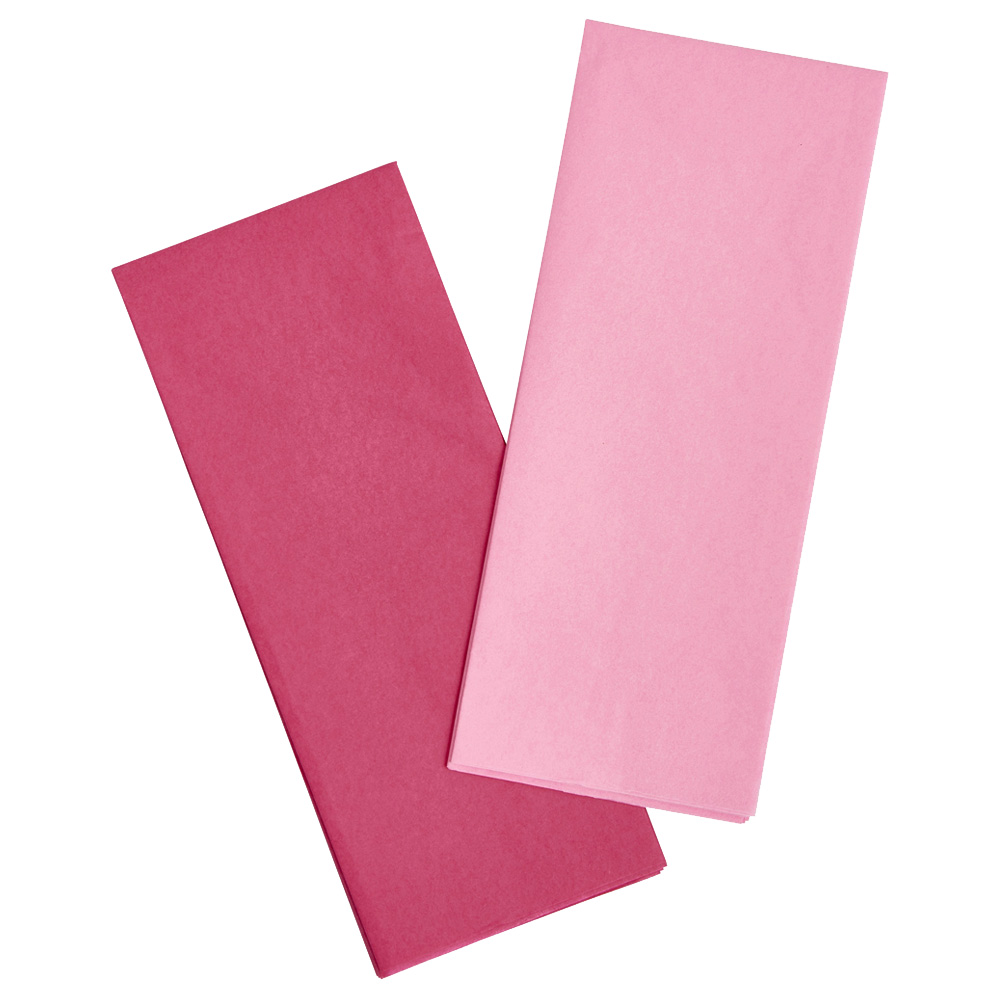 Wilko Pink Tissue Paper 5 Pack Image 2