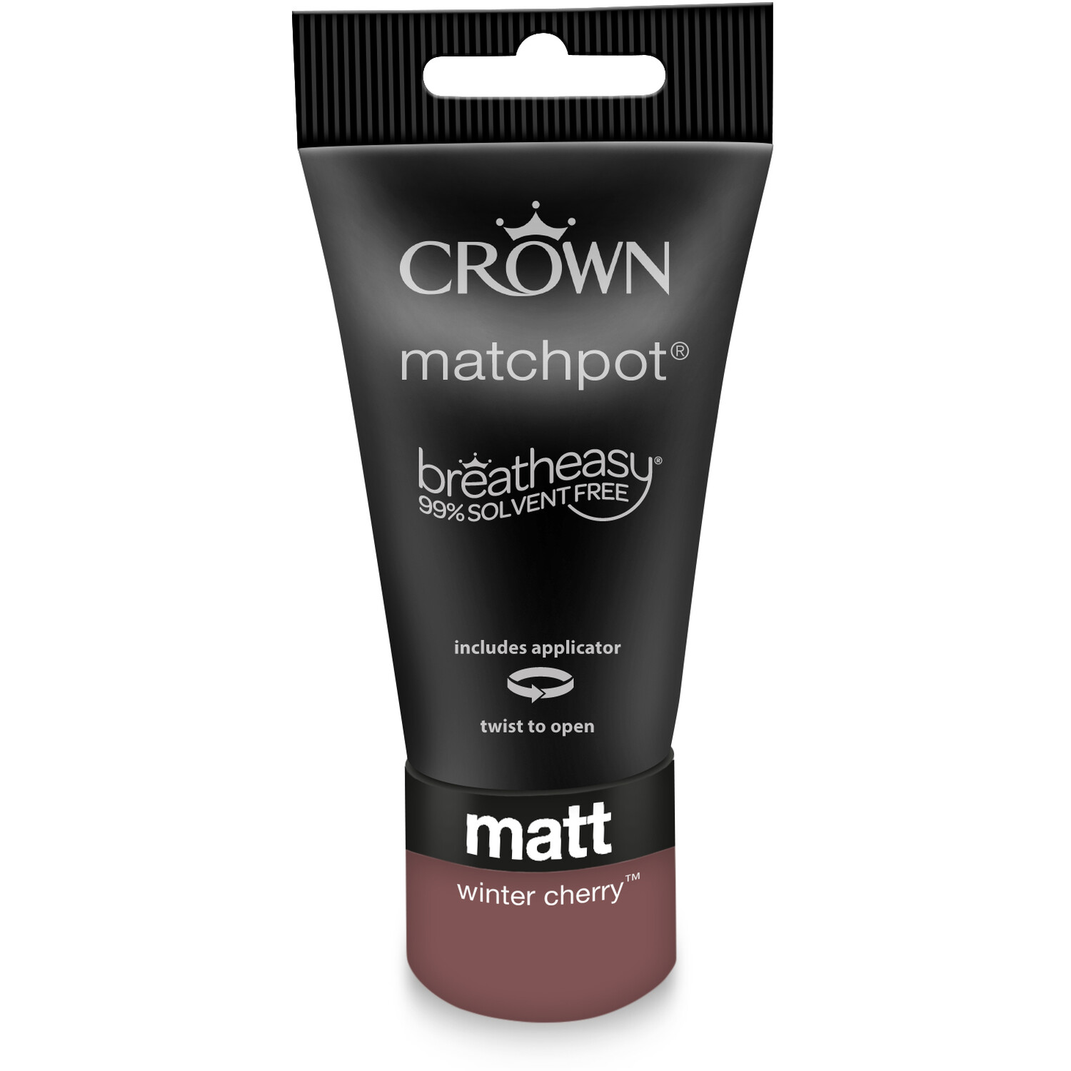Crown Breatheasy Winter Cherry Matt Feature Wall Tester Pot 40ml Image