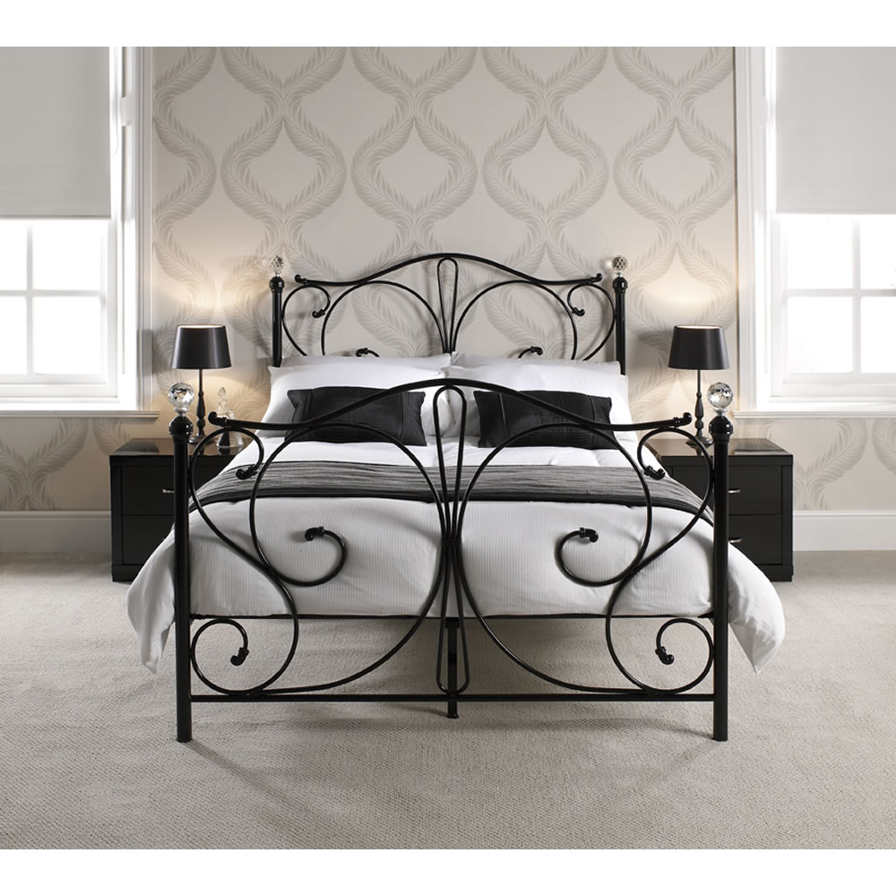 Florence Double Bed Black Image