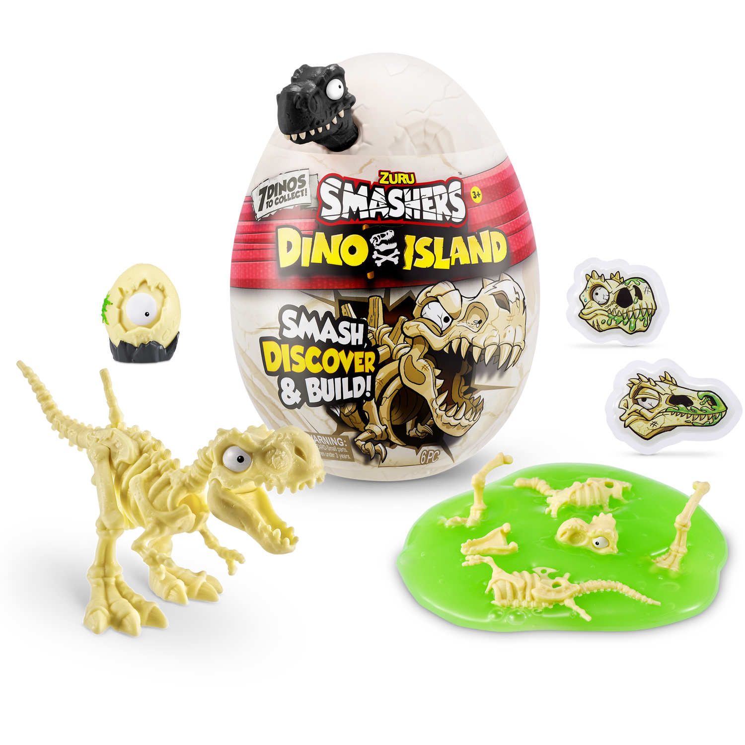 Single Zuru Smashers Dino Island Egg in Assorted styles Image 2