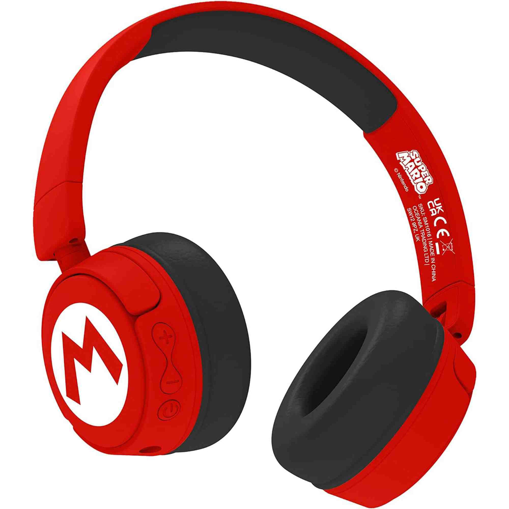 OTL Super Mario Red Kids Wireless Headphones Image 4