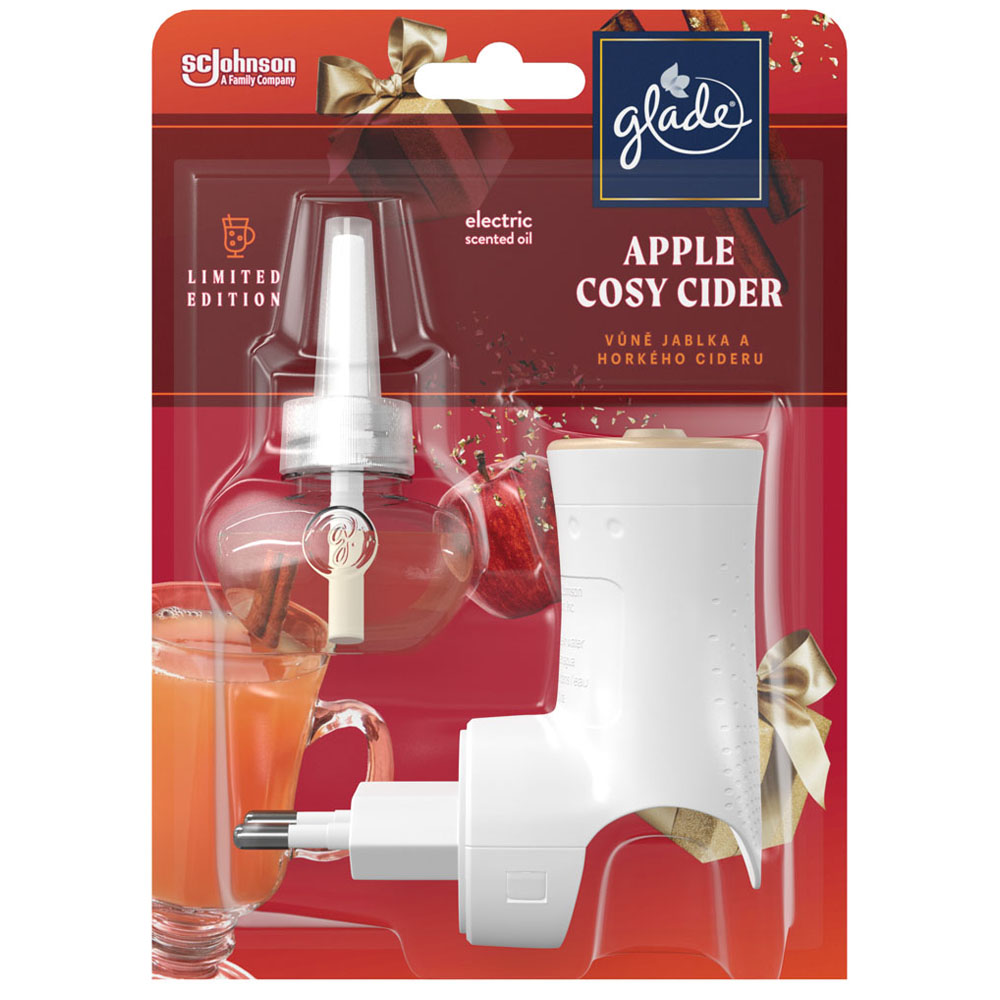 Glade Apple Cosy Cider Electric Air Freshener Kit 20ml Image 1