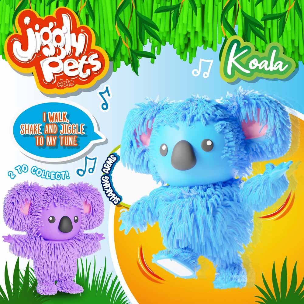 Single Jiggly Pets Koala in Assorted styles Image 3