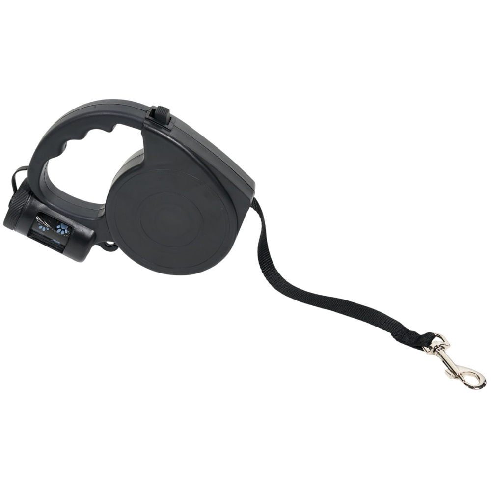 Clever Paws 5m Retractable Dog Lead and Poop Bags Image 4