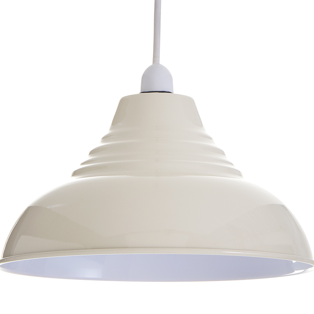 Wilko Vintage Cream Pendant Light Shade Image 2