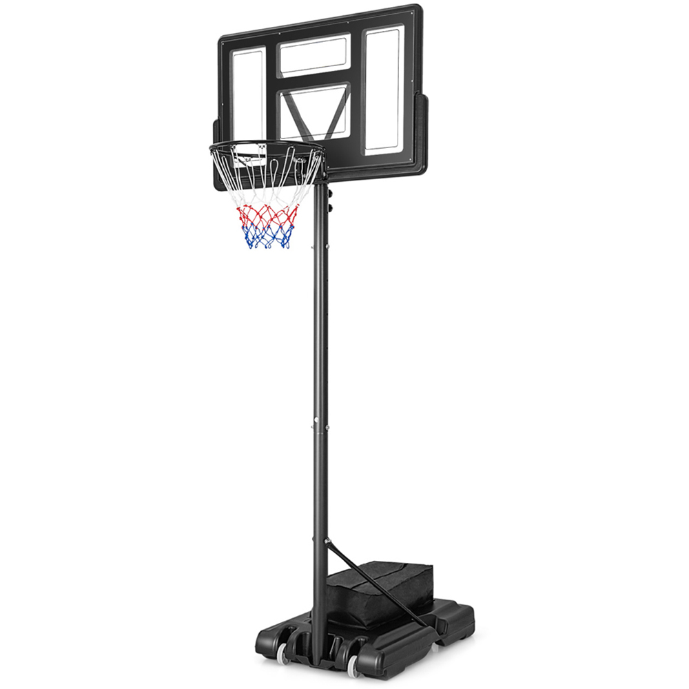 Costway 11 Level Adjustable Portable Basketball Hoop Image 1