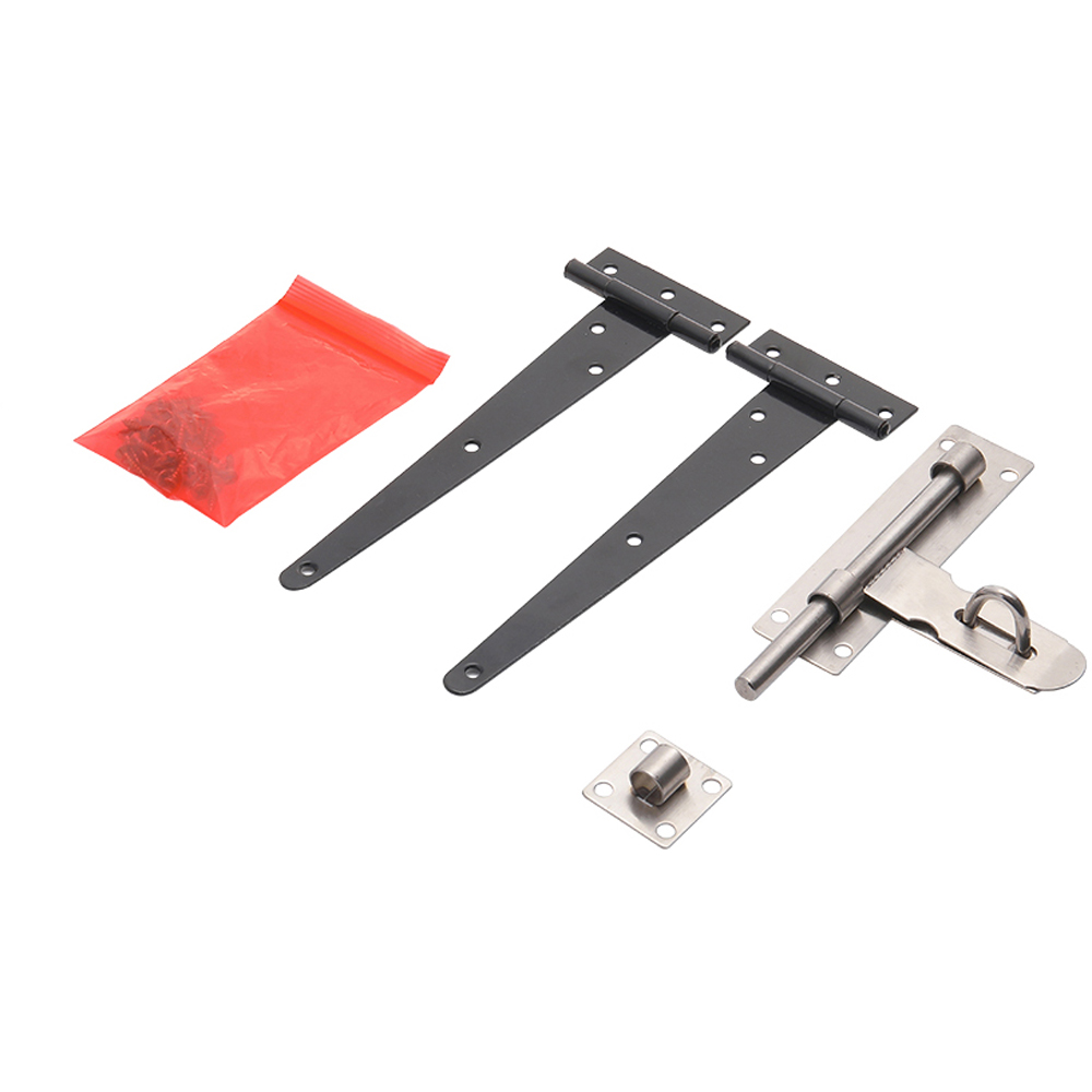 Living and Home Rhombus Wooden Garden Fence Gate with Latch 150 x 120cm Image 5