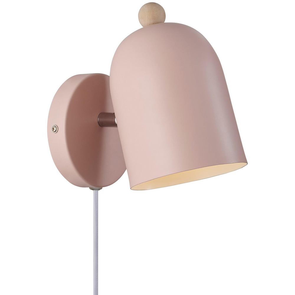 Nordlux Gaston Dusty Rose Adjustable Wall Light Image 1