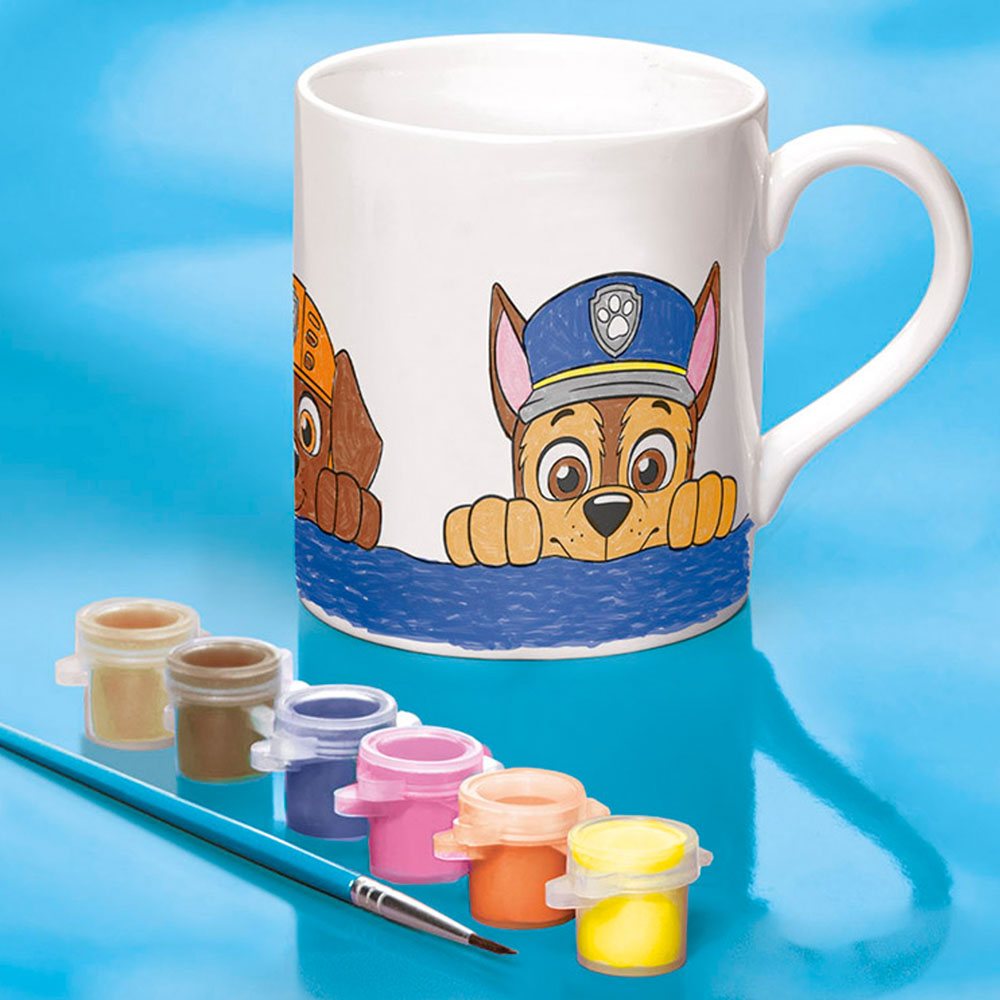 Paw Patrol 2 in 1 Creativity Suitcase Set with Make Your Own Mug Kit and Plaster Set Image 4