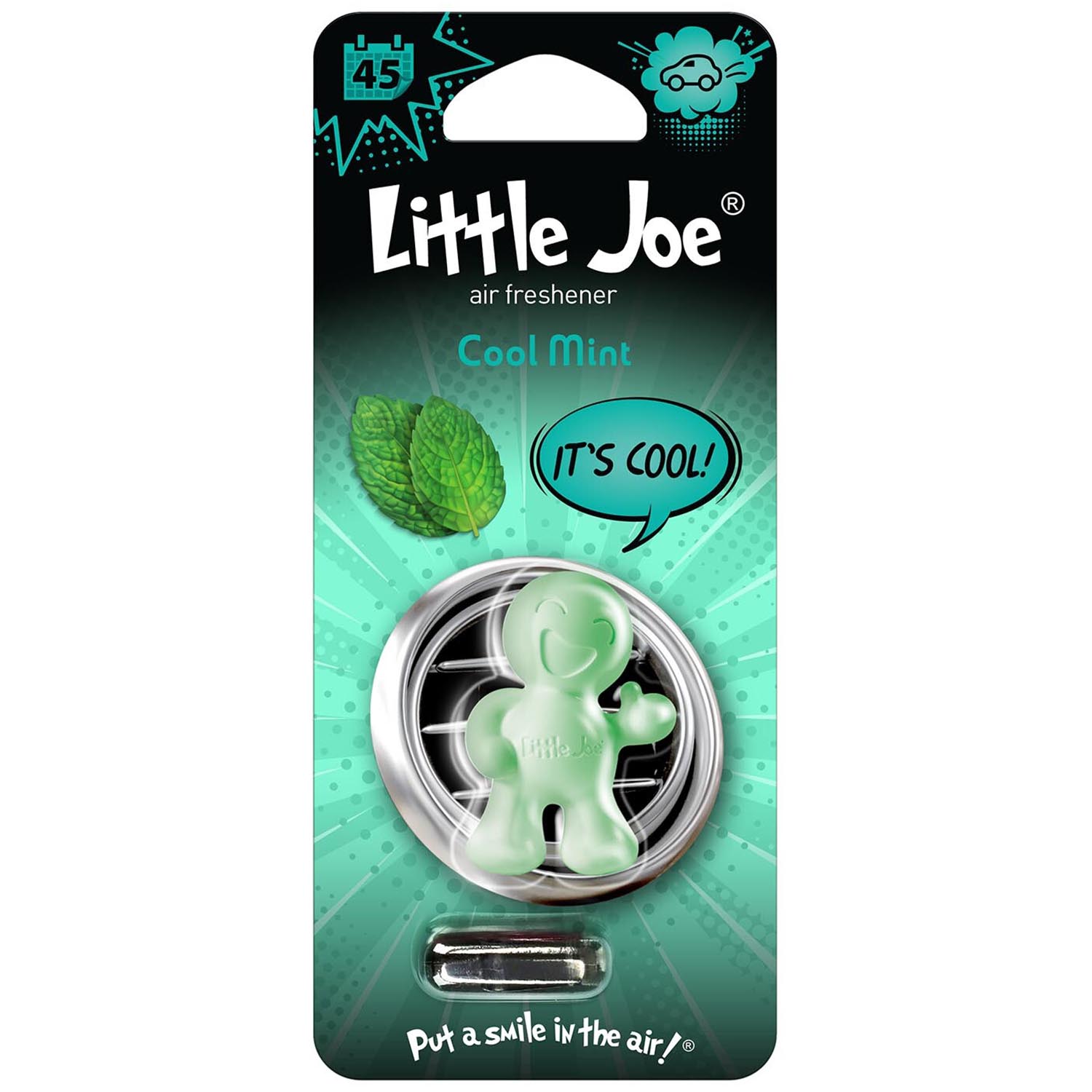 Little Joe Cool Mint Vent Clip Car Air Freshener Image