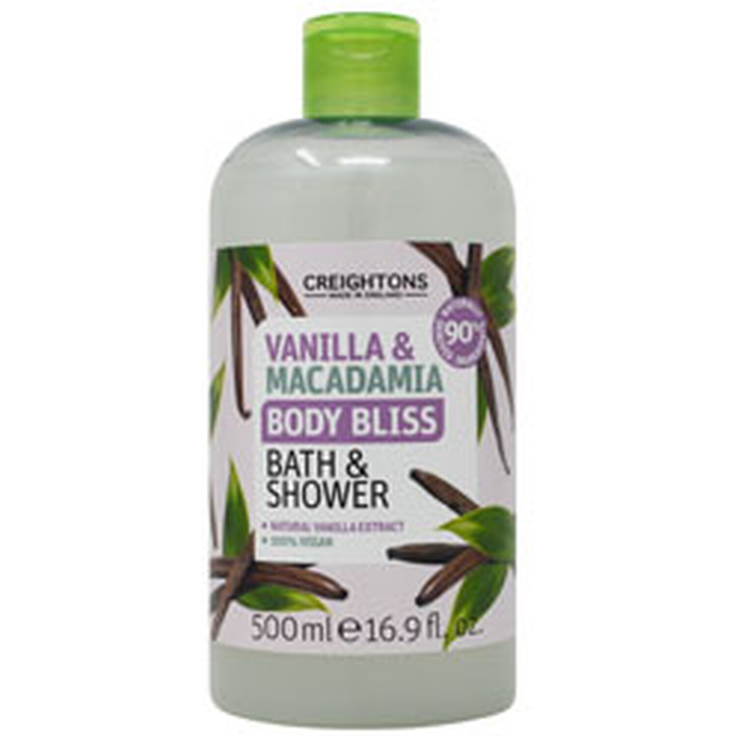 Vanilla and Macadamia Body Bliss Bath and Shower 500ml Image