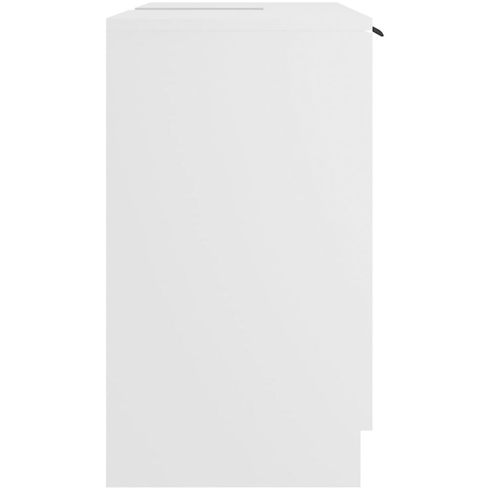 vidaXL 2 Door White Bathroom Cabinet Image 6