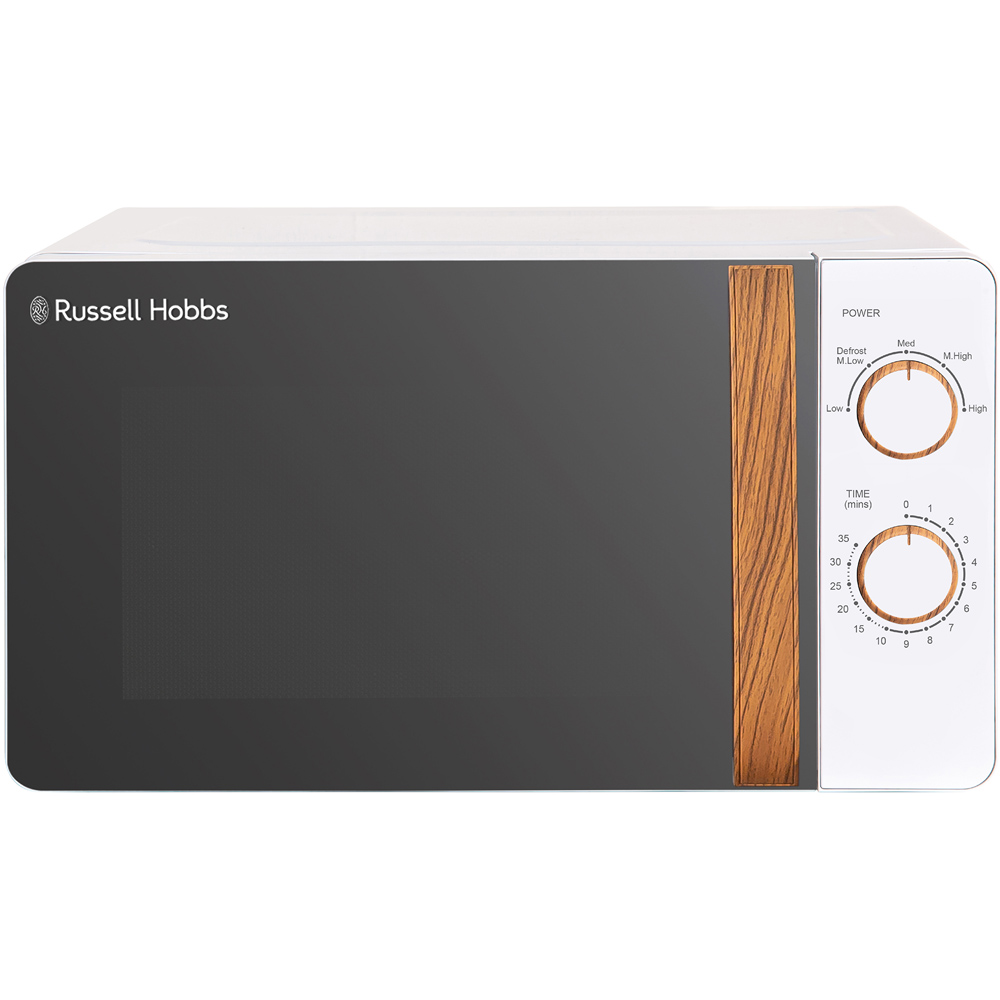 Russell Hobbs RHMM713-N White 17L Scandi Compact Manual Microwave 700W Image 2