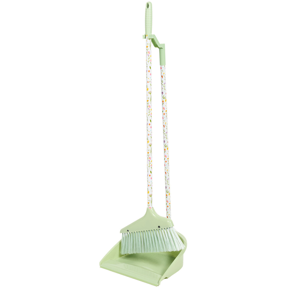 Wildflower Long Handle Dustpan Green Image 3