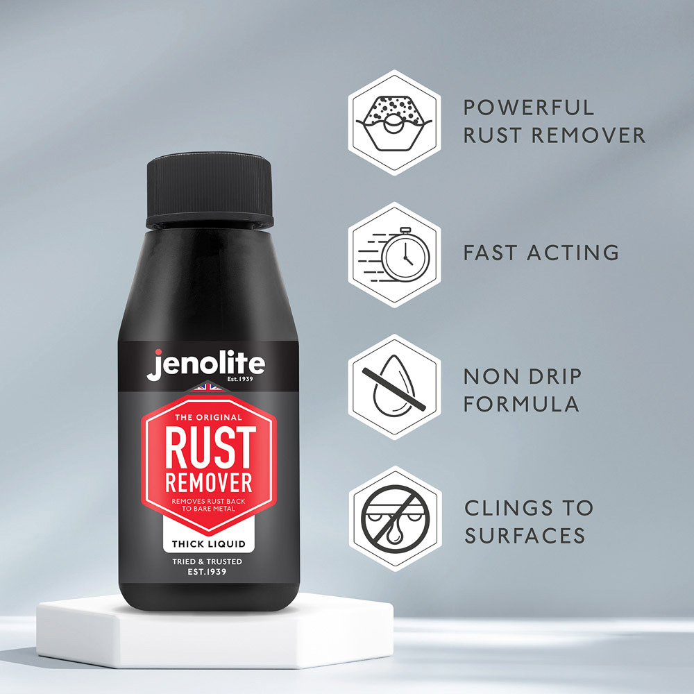 Jenolite Rust Remover Thick Liquid 150ml Image 2