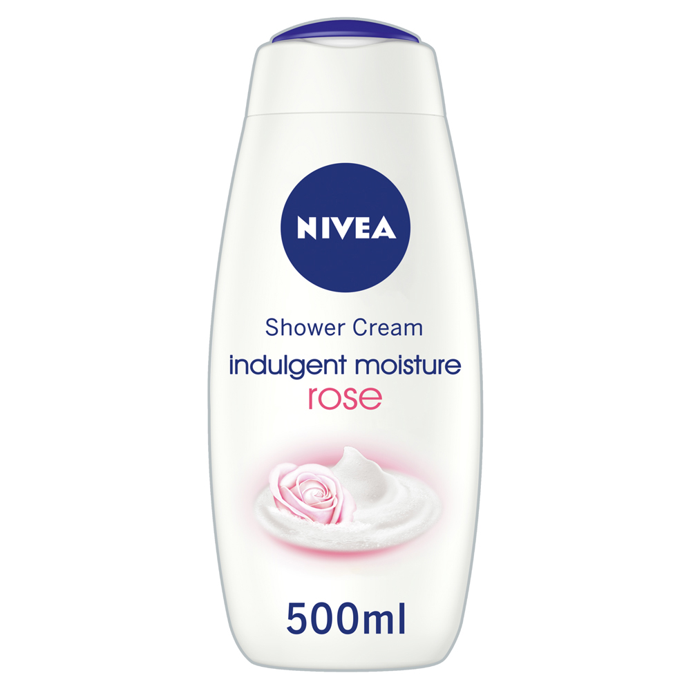 Nivea Indulgent Moisture Rose and Almond Oil Shower Cream 500ml Image 1