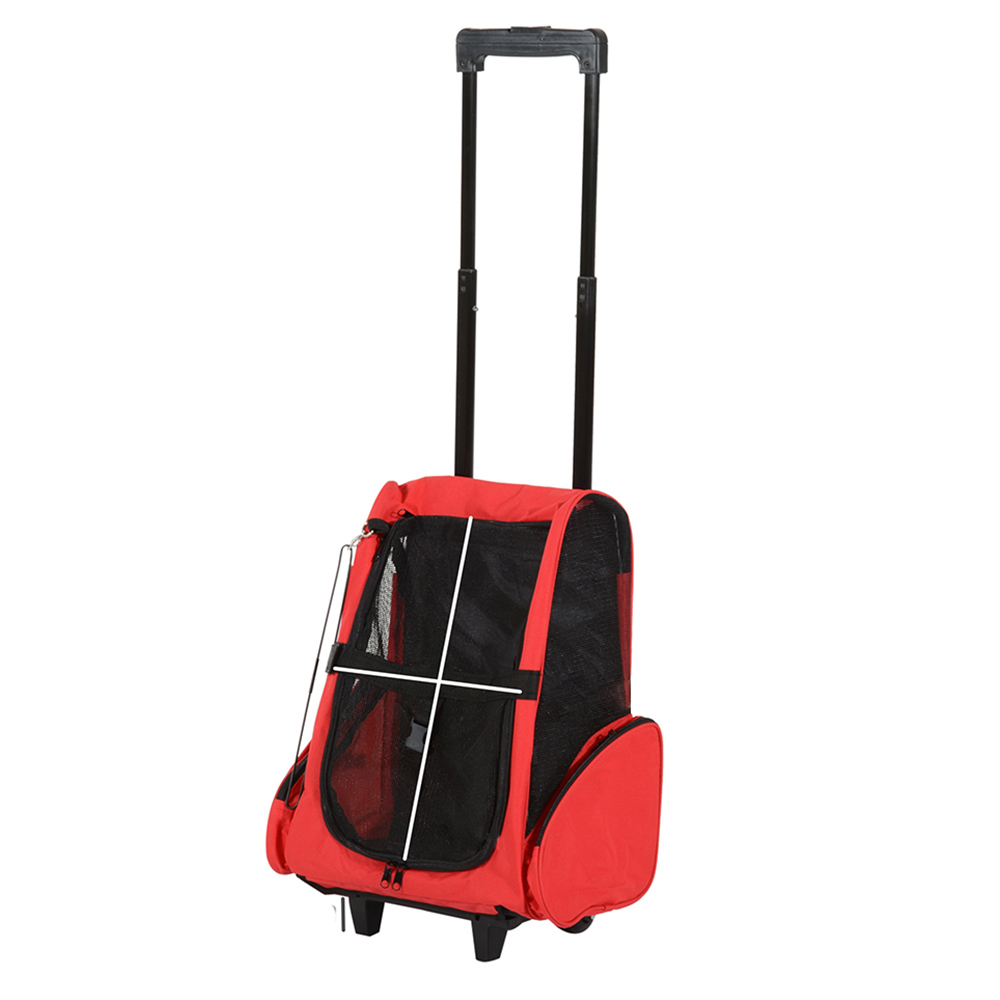 PawHut Pet Travel Backpack Bag Red Image 5