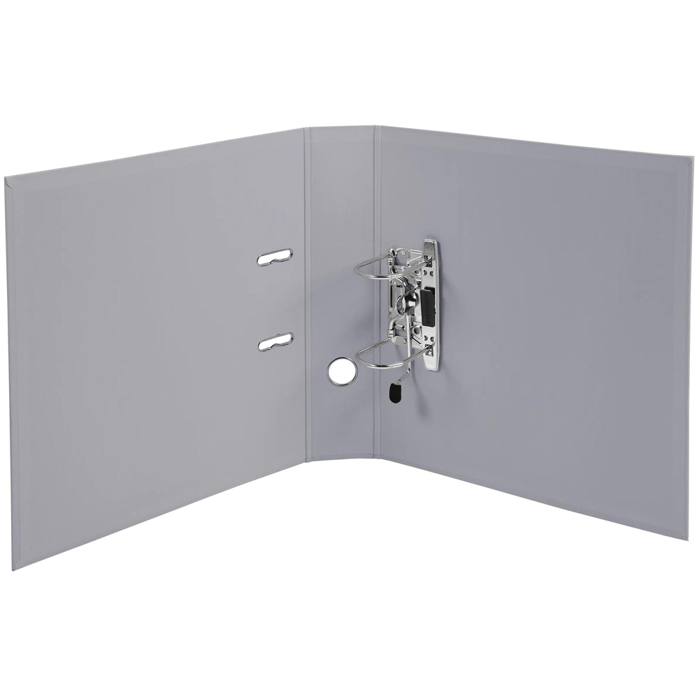 Exacompta PremTouch A4 Grey PVC Lever Arch File 10 Pack Image 2