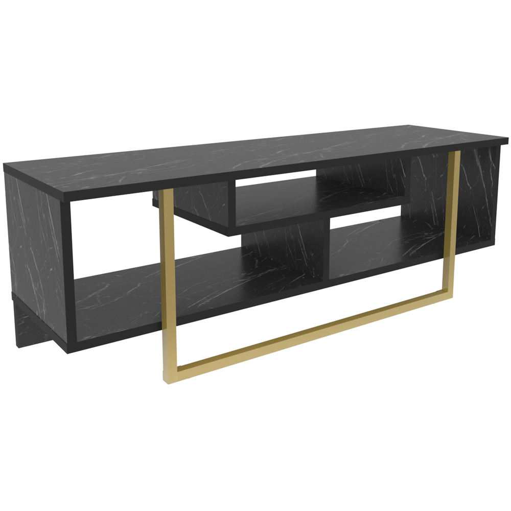 Decorotika Asal Bendire and Gold Wide TV Unit Image 2