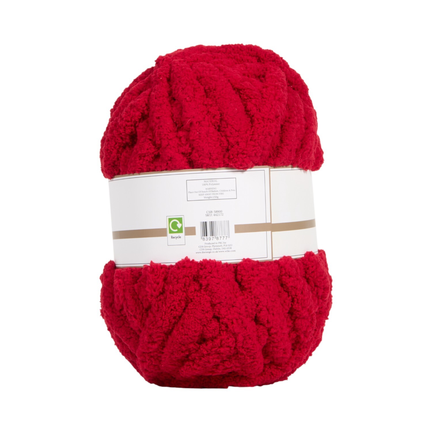 Jumbo Soft Touch Yarn Burgundy Image 2