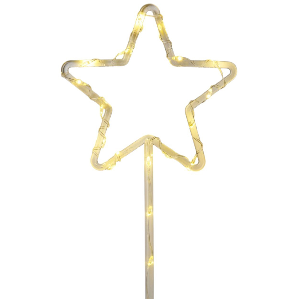 Pack of 8 LED Star Stake Lights Image 4